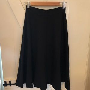 BANANA REPUBLIC Black High Waist A-line Skirt